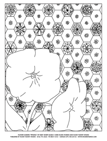 Designs Worth Coloring: Petunia