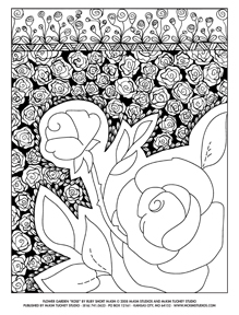 Designs Worth Coloring: Rose