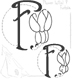 Flower Initial F