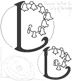 Flower Initial L