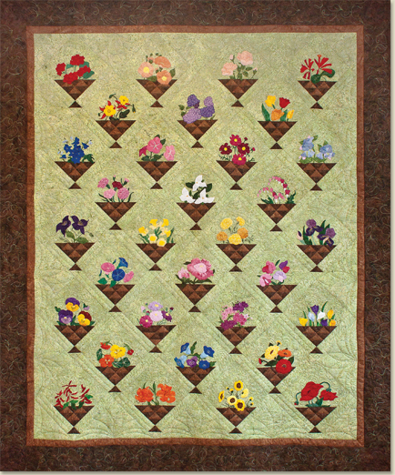 Flower Basket Quilt Profile