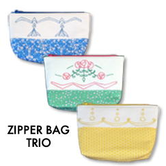 Zipper Bag Trio